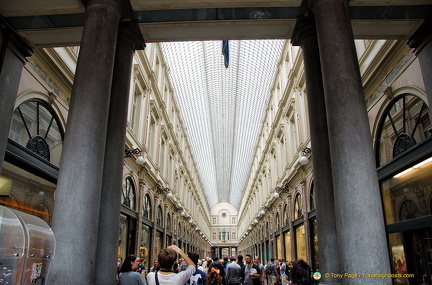 A view of the Galeries de la Reine